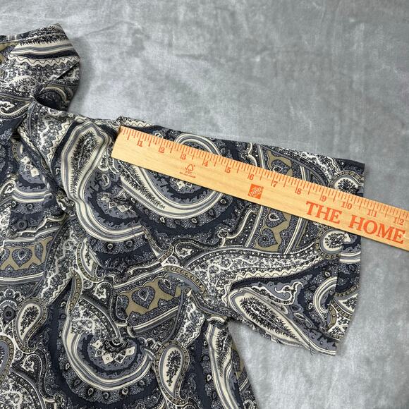 Tommy Bahama Shirt  Mens 2XL Printed Paisley Silk - Picture 5 of 7
